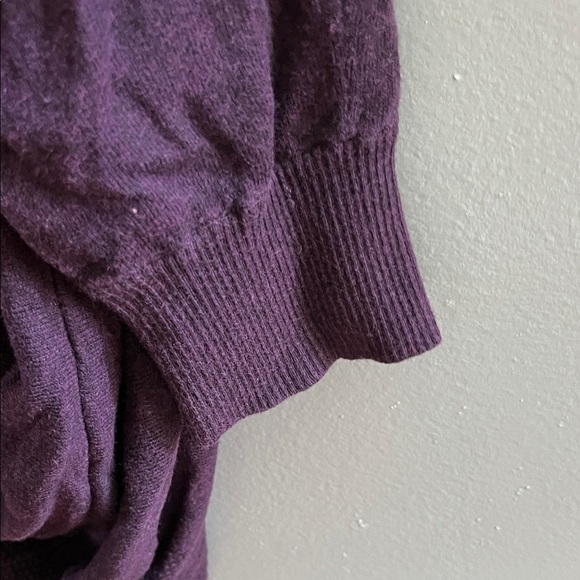 4 / $15  Victoria's Secret Deep Purple Knit Top - Picture 8 of 10